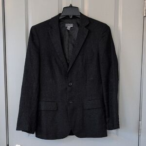 H&M Black Linen Blazer Size 38R